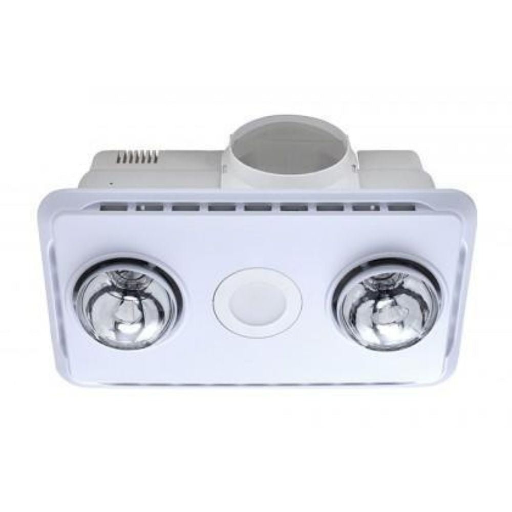 Ventair BROOK-2 - 3-In-1 Bathroom Unit Heat Light & Exhaust - Mases LightingVentair