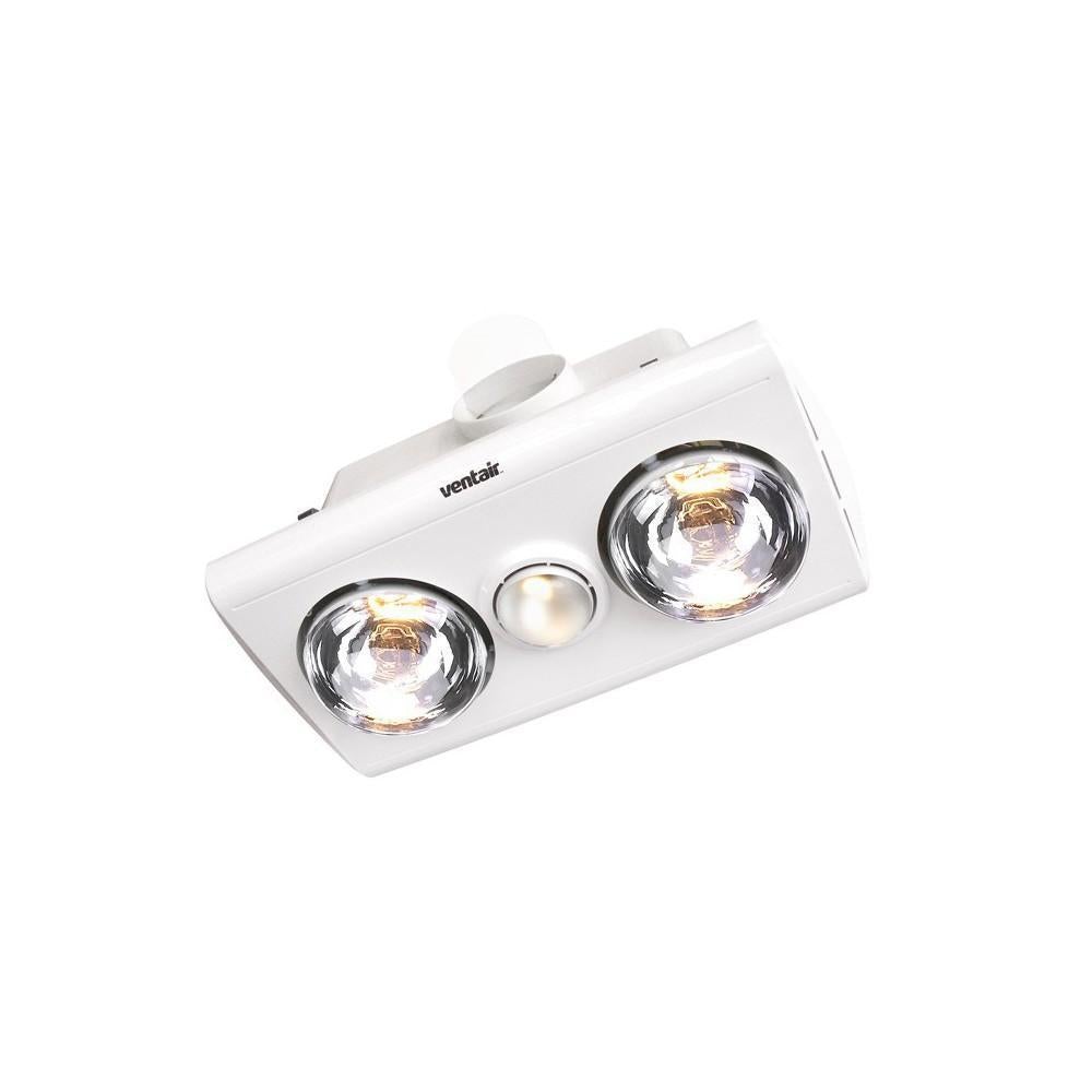 Ventair KLEIN-2 - 3-in-1 Bathroom Unit Heat Light & Exhaust - Mases LightingVentair