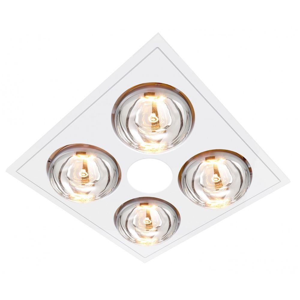 Ventair MYKA-4 - 3-in-1 Slimline Bathroom Heater Light & Exhaust Unit - Mases LightingVentair