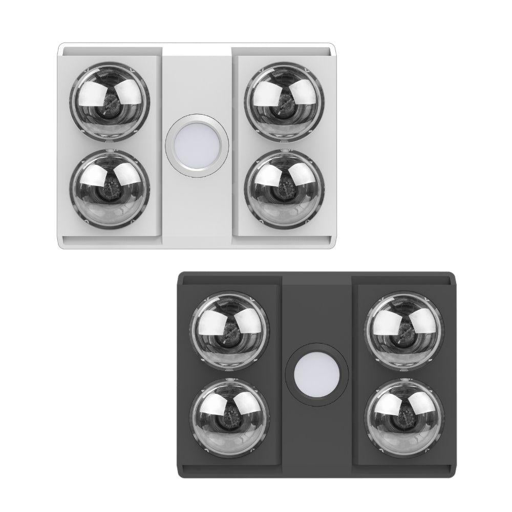Ventair SIERRA-4 - 3-In-1 Bathroom Unit Heat Light & Exhaust - Mases LightingVentair