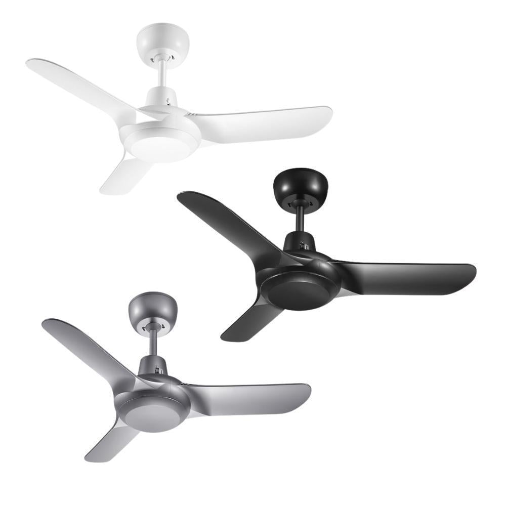 Ventair SPYDA-36 - 3 Blade 900mm 36" Fully Moulded PC AC Ceiling Fan - Mases LightingVentair