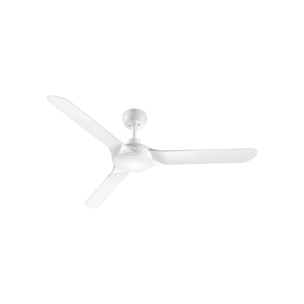 Ventair SPYDA-50-LIGHT - 3 Blade 1250mm 50" Fully Moulded PC AC Ceiling Fan With 20W LED Light - Mases LightingVentair