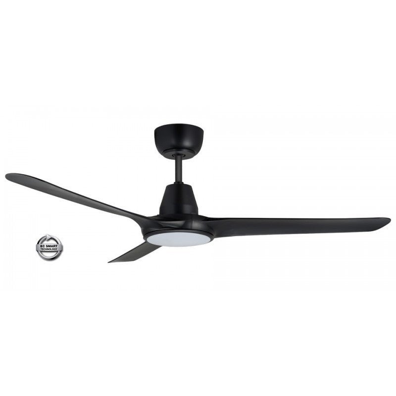 Ventair SPYDA-EC - 3 Blade 56" 1400mm EC Ceiling Fan with Switchable CCT LED Light - Mases LightingVentair