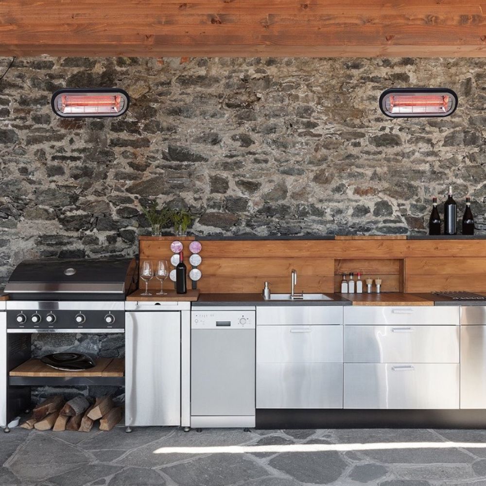 Ventair SUNBURST-1000/2000 - Sunburst Mini 1000W/2000W Indoor/Outdoor Infrared Radiant Heater - Mases LightingVentair