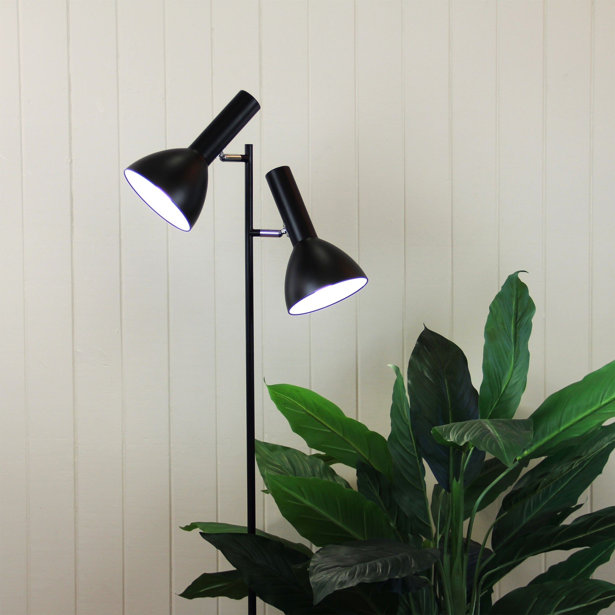 Vespa 2 Light Floor Lamp Antique Brass - SL98572AB - Mases LightingOriel Lighting