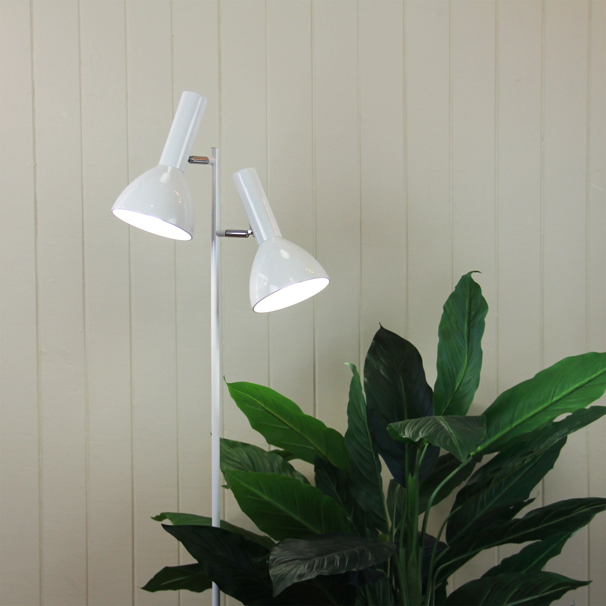 Vespa 2 Light Floor Lamp White - SL98572WH - Mases LightingOriel Lighting
