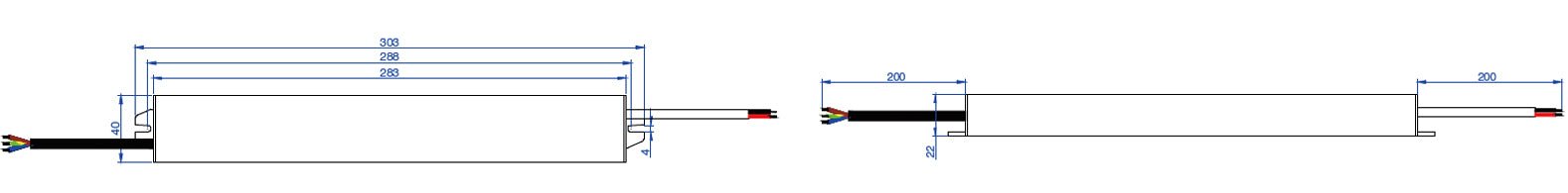 Weatherproof DC Constant Voltage 12V 100W IP67 Driver - VHO-100-012A01 - Mases LightingLighting Creations