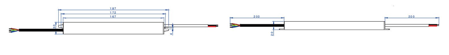 Weatherproof DC Constant Voltage 24V 45W IP67 Driver - VHO-045-024A01 - Mases LightingLighting Creations