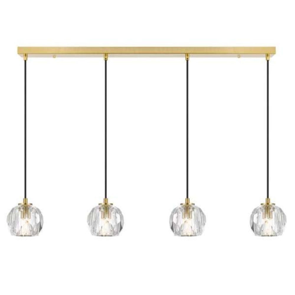 ZAHA - 12W Replaceable G9 LED 4 Light Bar Pendant - 3000K - Mases LightingTelbix