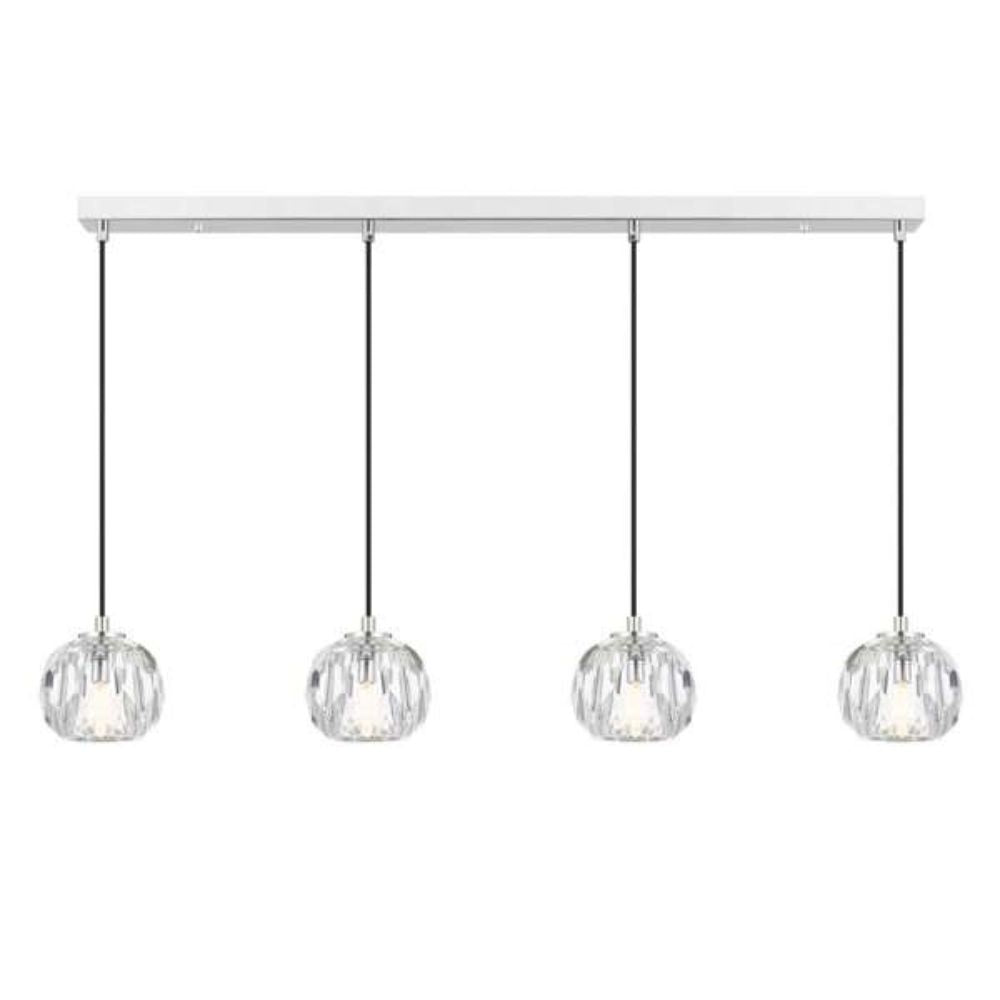ZAHA - 12W Replaceable G9 LED 4 Light Bar Pendant - 3000K - Mases LightingTelbix