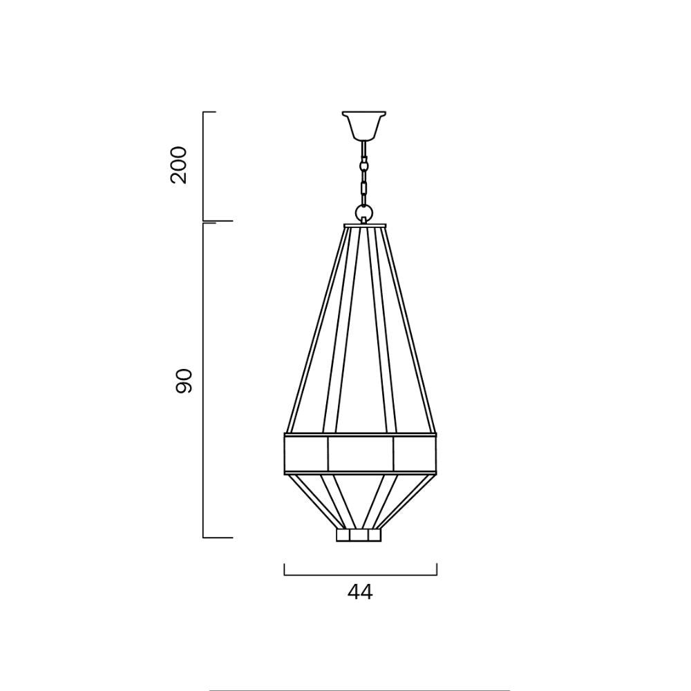 ZOFIO - 4 Light Pendant - Mases LightingTelbix