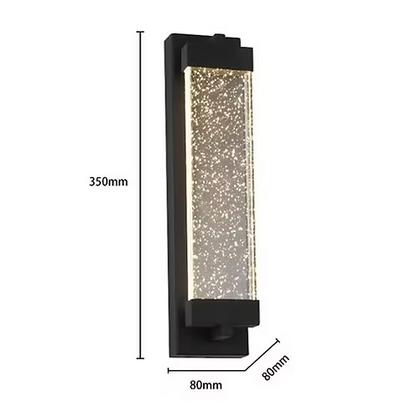 3A 12W LED WALL LIGHT (ST11509-350-BK12WIP65)