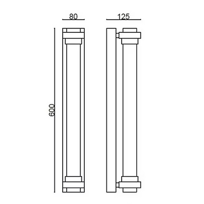 3A 16W LED WALL LIGHT (SE-11506-16W-600)