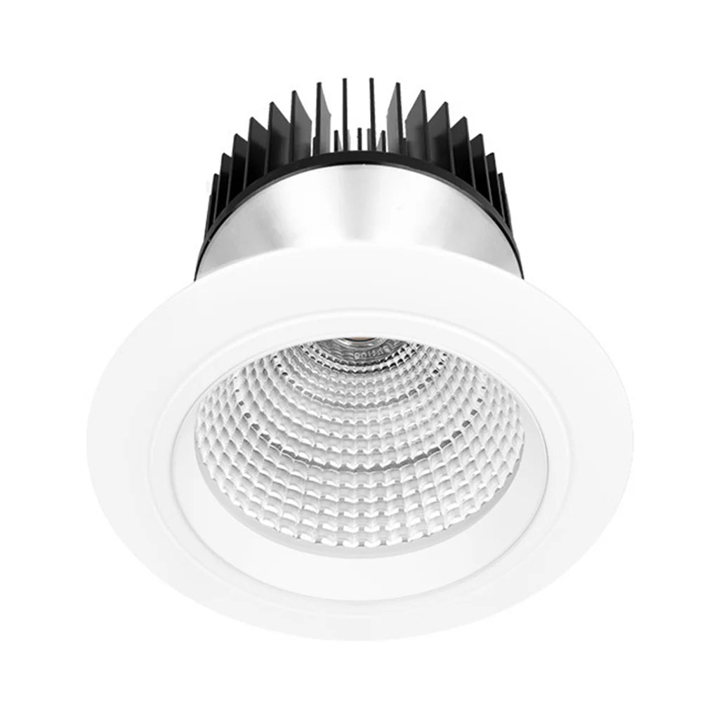 150mm Maxiled LED Downlight 55w White, Black or Silver 2.7k, 3k, 4k, 5k 90+ XDF55 Trend Lighting