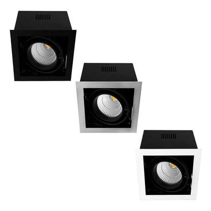 165mm LED Downlight 25w Black, Silver, White 2.7k, 3k, 4k, 5k, Vivid CRI 90+ XMB125 Trend Lighting - Mases LightingTrend Lighting
