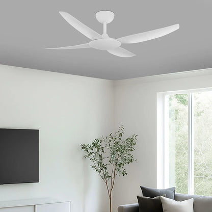 Brilliant Amari Series II 4-Blades 52'' DC Ceiling Fan With of Without Light
