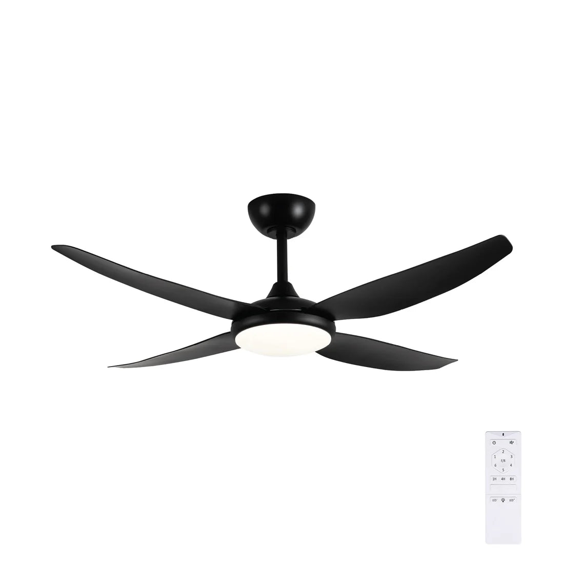 Brilliant Amari Series II 4-Blades 52'' DC Ceiling Fan With of Without Light