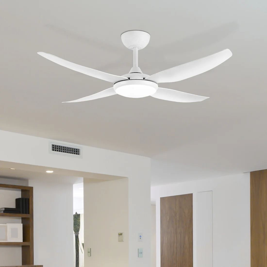 Brilliant Amari Series II 4-Blades 52'' DC Ceiling Fan With of Without Light