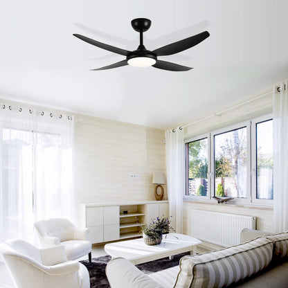 Brilliant Amari Series II 4-Blades 52'' DC Ceiling Fan With of Without Light