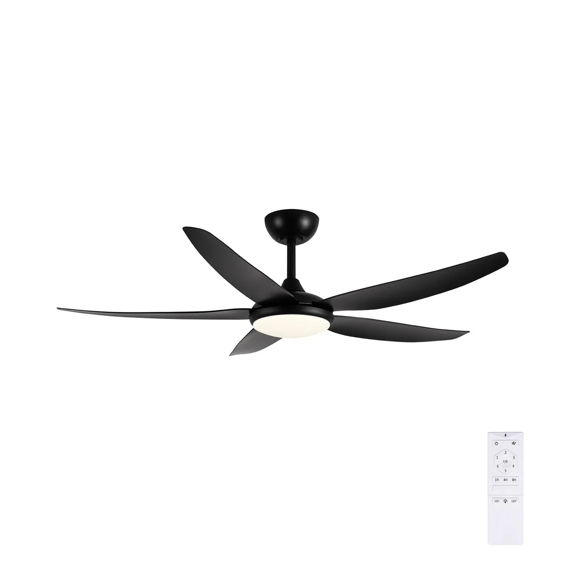 Brilliant Amari Series II 56'' DC 5-Blades Ceiling Fan With or Without Light