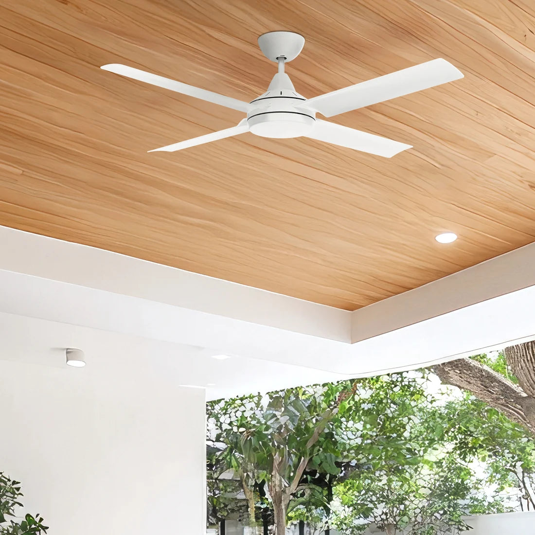 Brilliant Cairns 48" DC Ceiling Fan With of Without Light