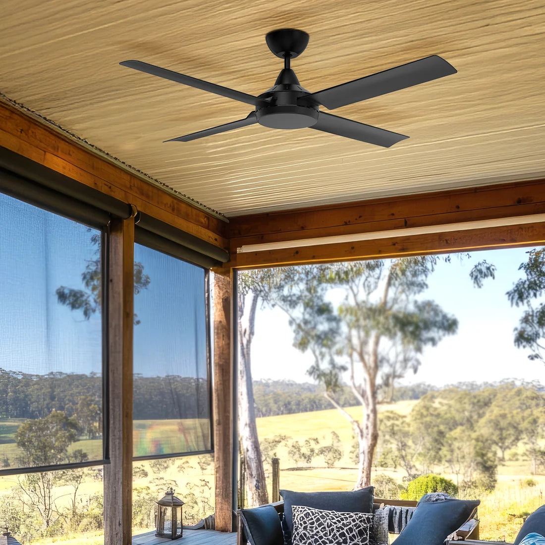 Brilliant Cairns 48" DC Ceiling Fan With of Without Light