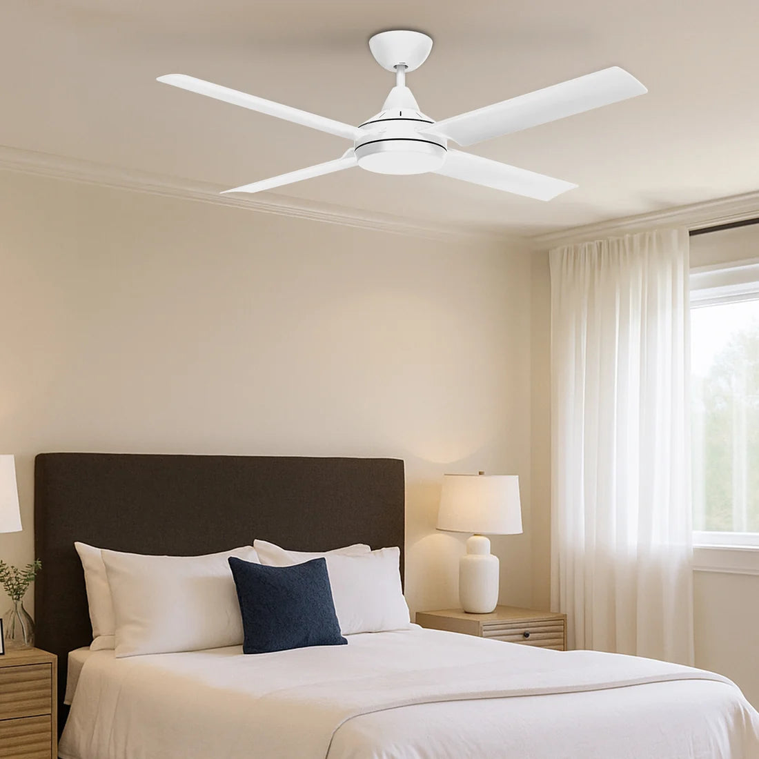 Brilliant Cairns 52" DC Ceiling Fan With of Without Light