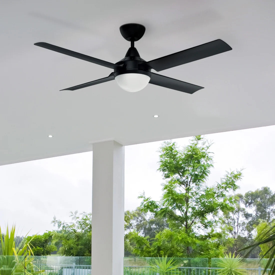 Brilliant Cairns 48" DC Ceiling Fan With of Without Light