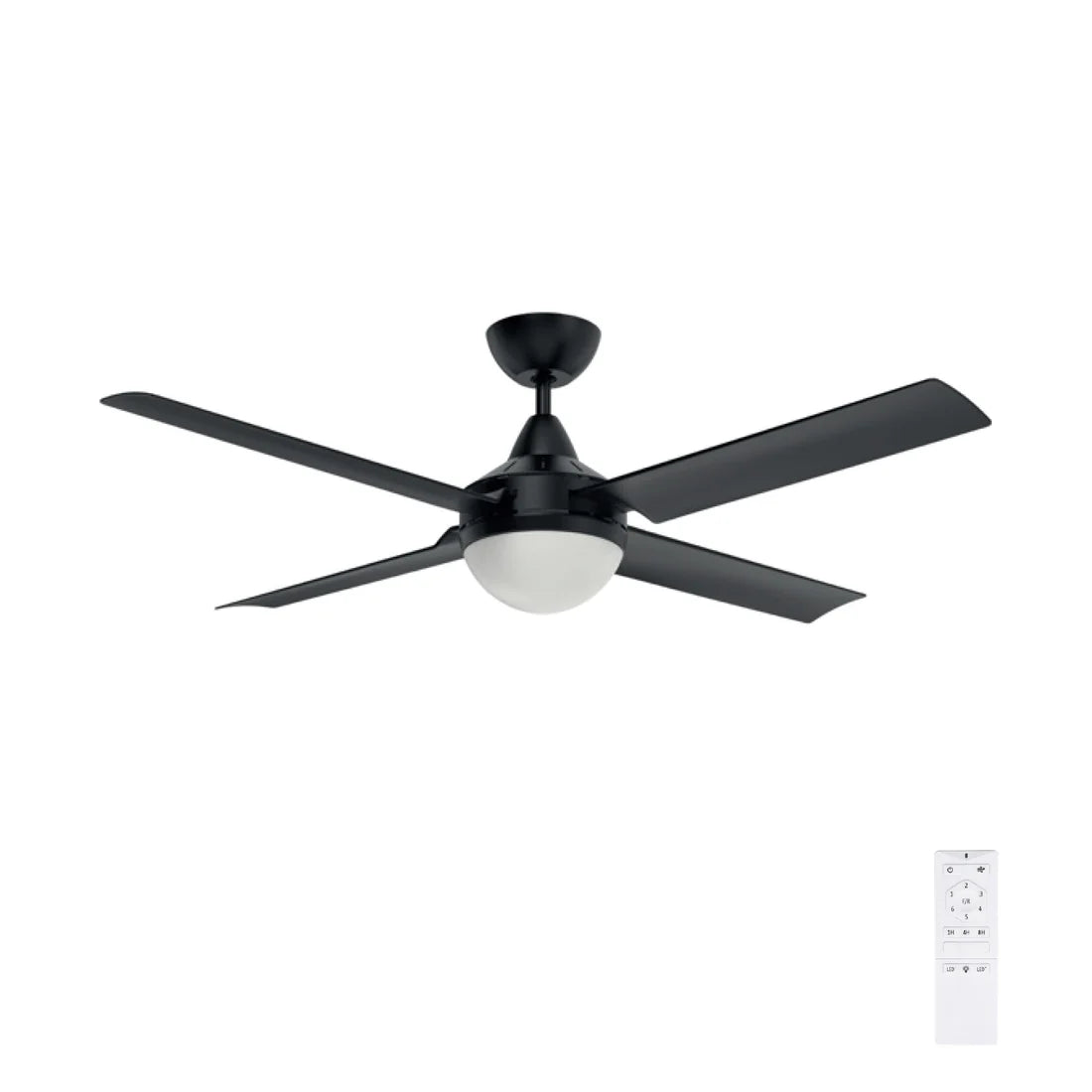 Brilliant Cairns 52" DC Ceiling Fan With of Without Light