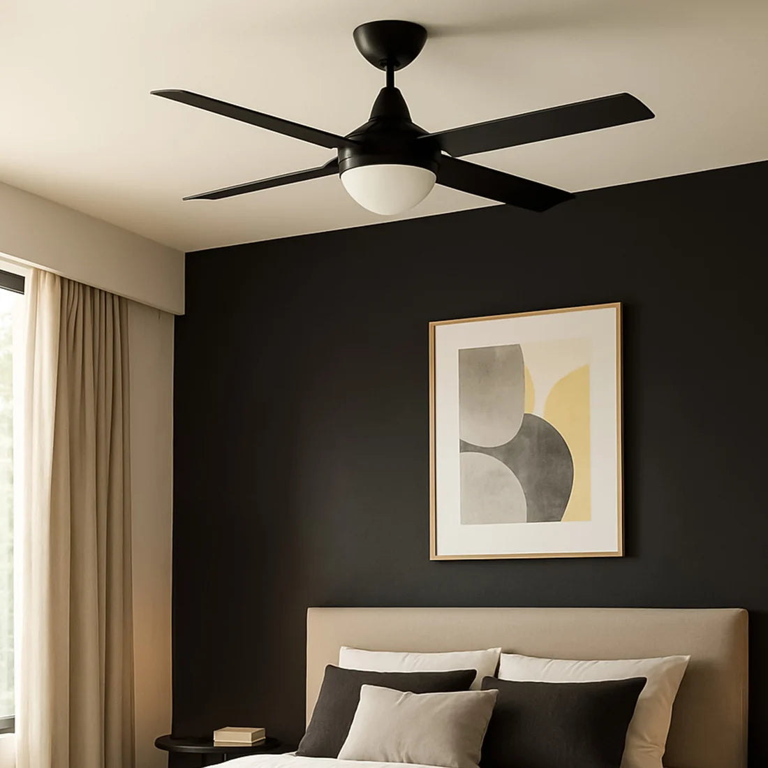 Brilliant Cairns 52" DC Ceiling Fan With of Without Light