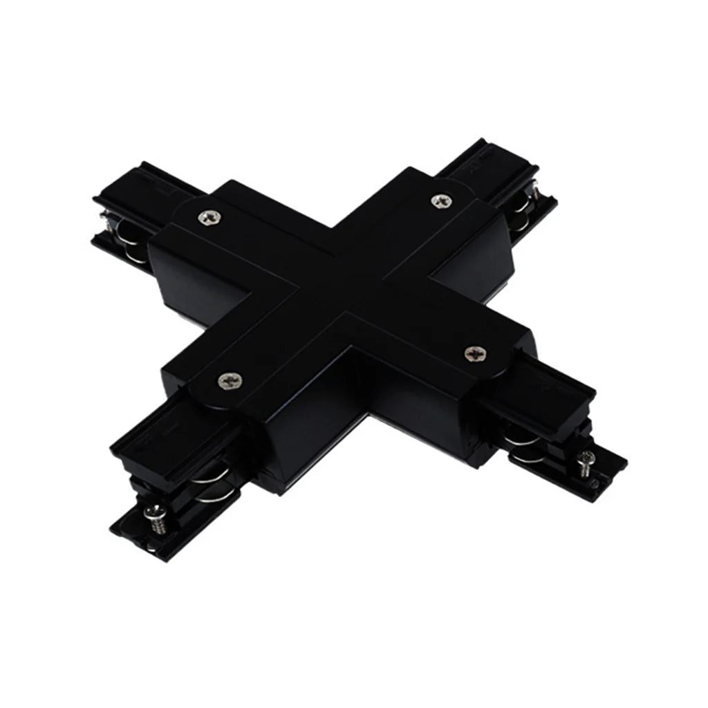 3 Circuit 4 - way Track Adaptor in Black, White or Silver - Mases LightingTrend Lighting
