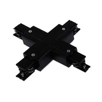 3 Circuit 4 - way Track Adaptor in Black, White or Silver - Mases LightingTrend Lighting