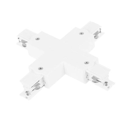3 Circuit 4 - way Track Adaptor in Black, White or Silver - Mases LightingTrend Lighting