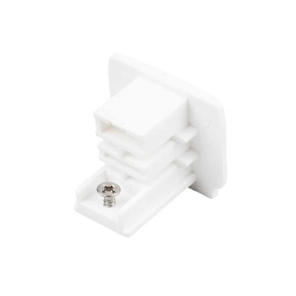 3 Circuit Track Dead End Adaptor in Black, White or Silver - Mases LightingTrend Lighting