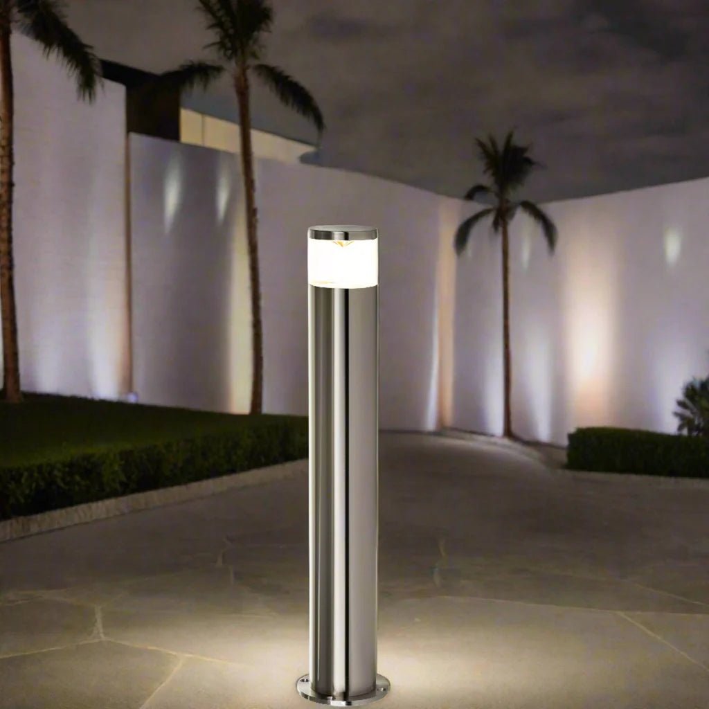 316 Stainless Steel Highlite Bollard Light 445mm Havit Lighting - HV1601T - SS316, HV1602T - SS316 - Mases LightingHavit Lighting