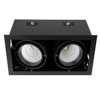 320mmx165mm LED Downlight 50w Black, Silver, White 2.7k, 3k, 4k, 5k, Vivid CRI 90+ XMB225 Trend Lighting - Mases LightingTrend Lighting