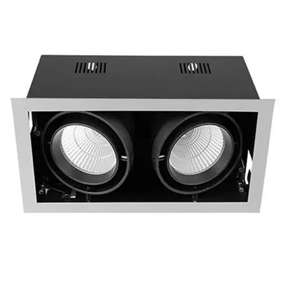 320mmx165mm LED Downlight 50w Black, Silver, White 2.7k, 3k, 4k, 5k, Vivid CRI 90+ XMB225 Trend Lighting - Mases LightingTrend Lighting