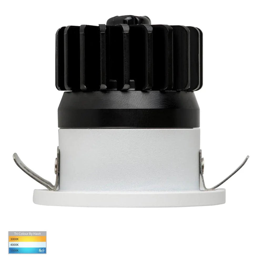 38mm Niche LED Downlight 3w Black, White CCT CRI 90+ HV5702T Havit Lighting