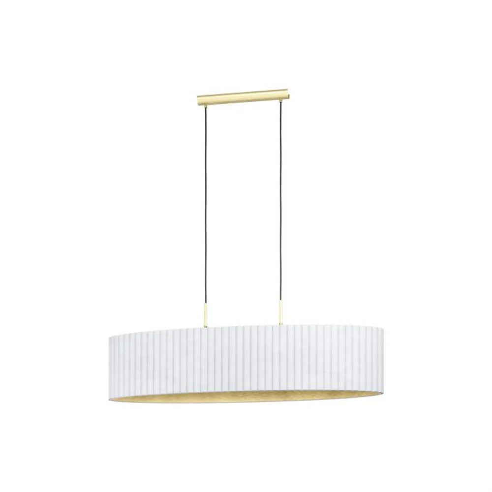 Eglo Tamaresco 2 Light Pendant Brushed Brass Steel - 39764N