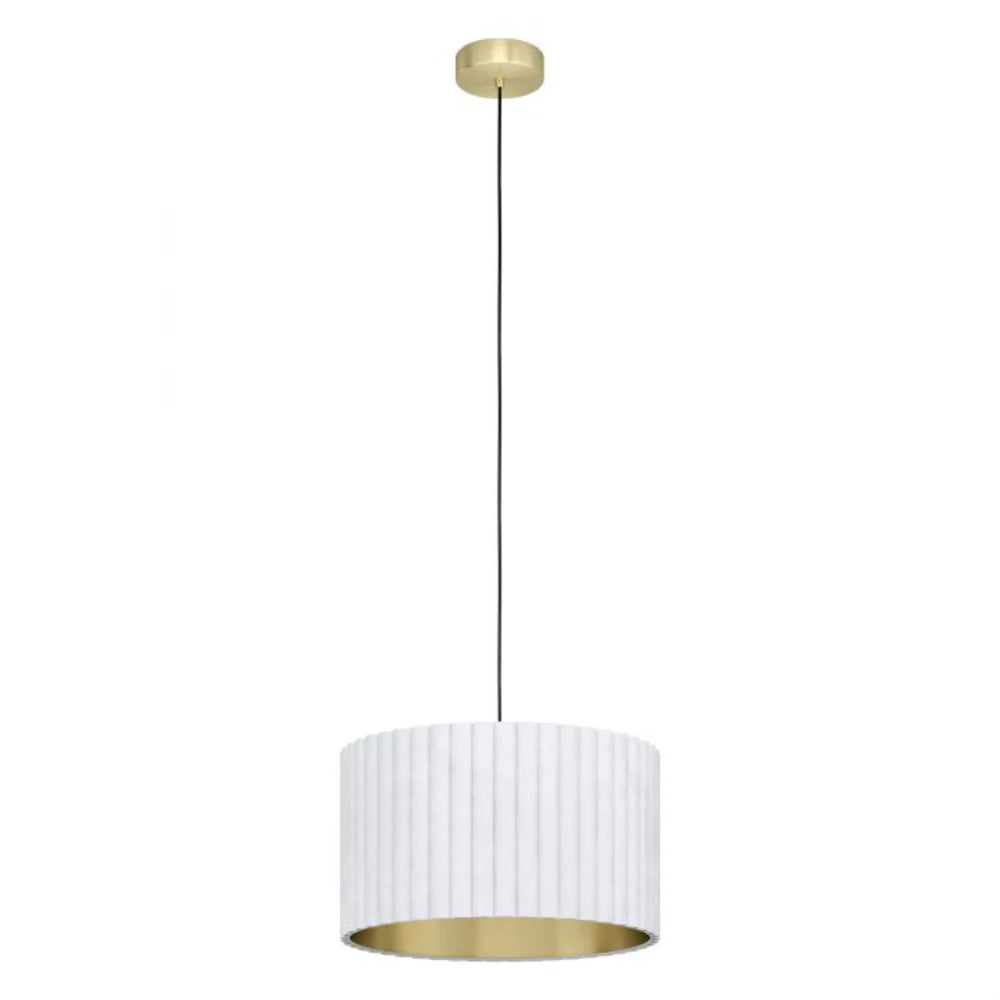 Eglo Tamaresco 1 Light Pendant Brushed Brass Steel - 39765N