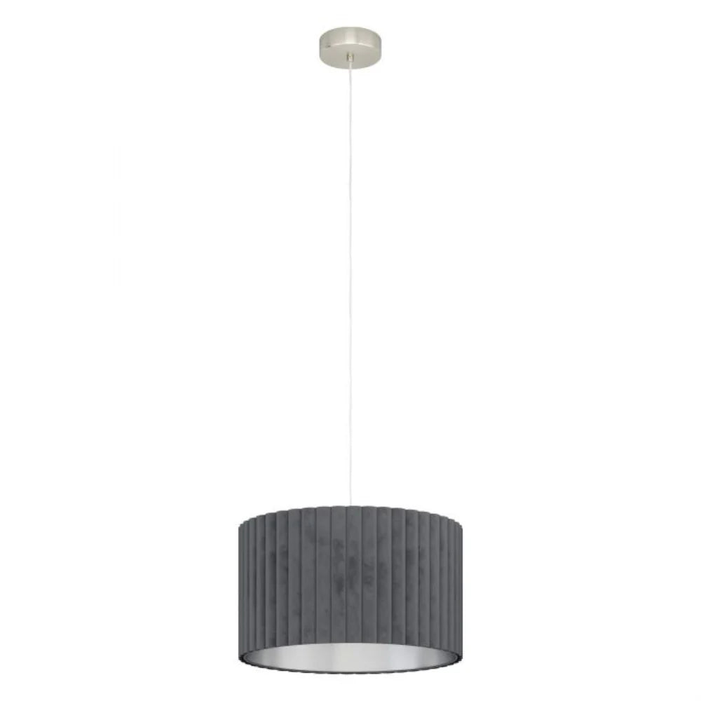 Eglo Tamaresco 1 Light Pendant Stain Nickel Steel - 39774N