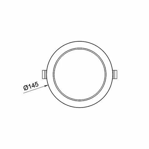 3A 15W High Efficiency Downlight DL1019/15W/TC - Mases Lighting3A