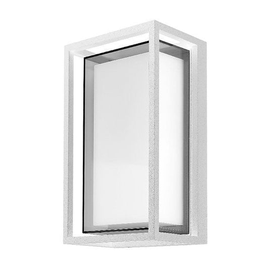 3A Eltanin 12W exterior wall light in white, tri-colour, die-cast aluminium