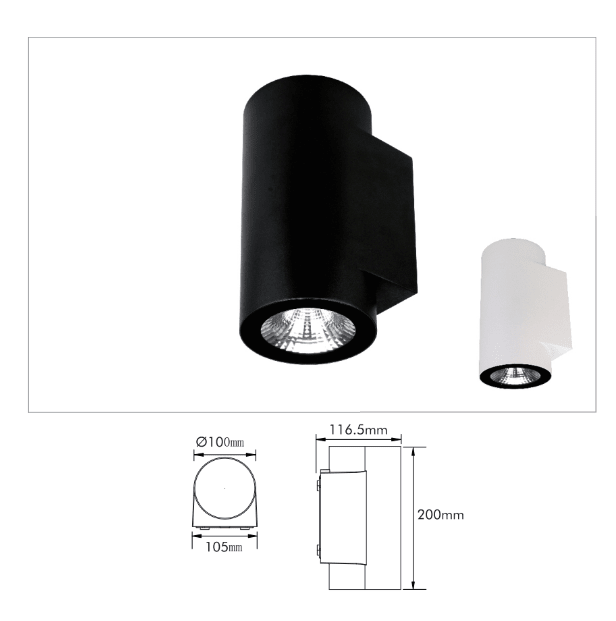 3A ST102-24W LED Wall Light - Mases Lighting3A Lighting