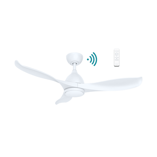 42" Scorpion DC Ceiling Fan Matt White or Matt Black with Light MSDC1033 Martec Lighting - Mases LightingMartec