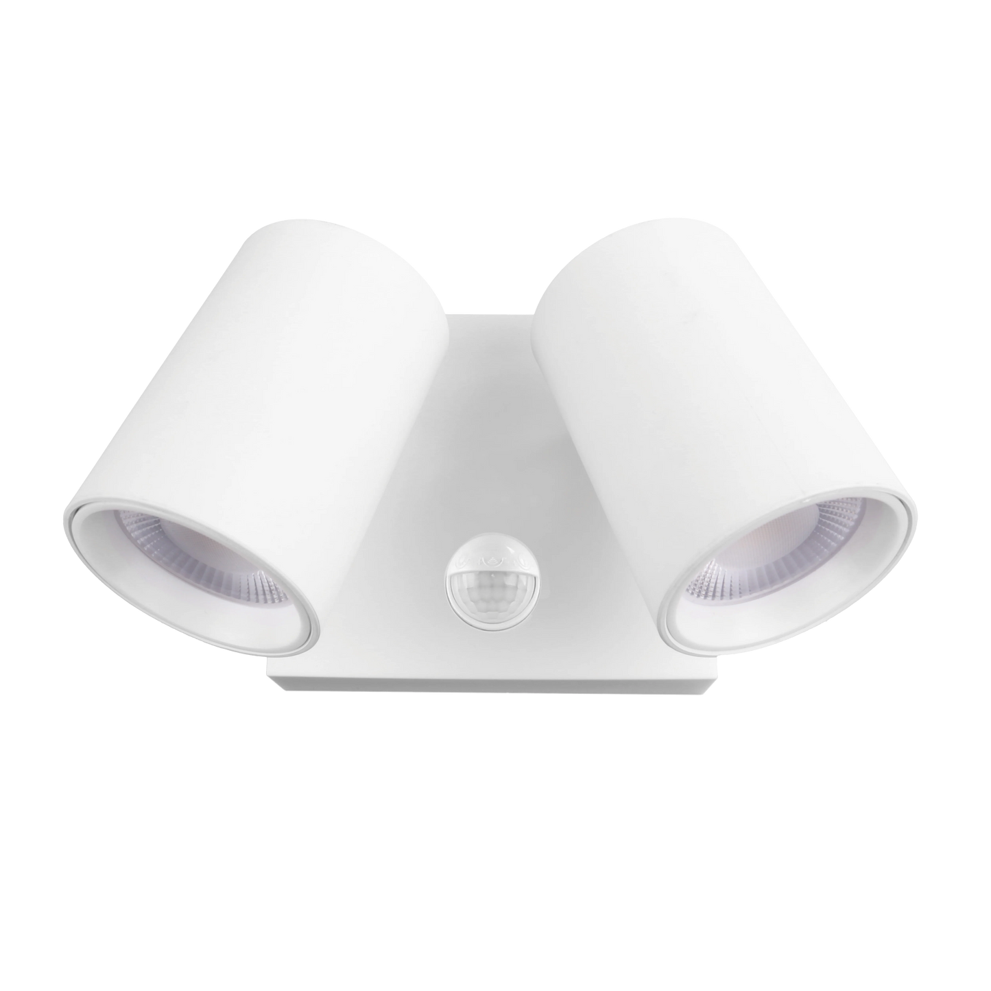 PHL4282SQ Lux 16W x2 Double LED Floodlight with Sensor in White or Black