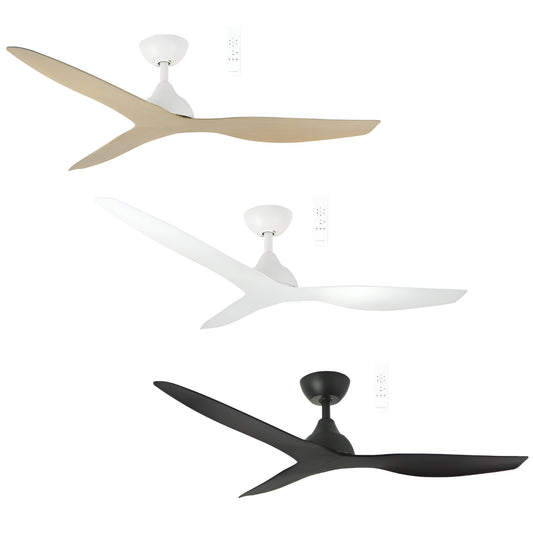 Martec Avoca 48-inch smart WiFi DC ceiling fan with remote, low-profile — Martec