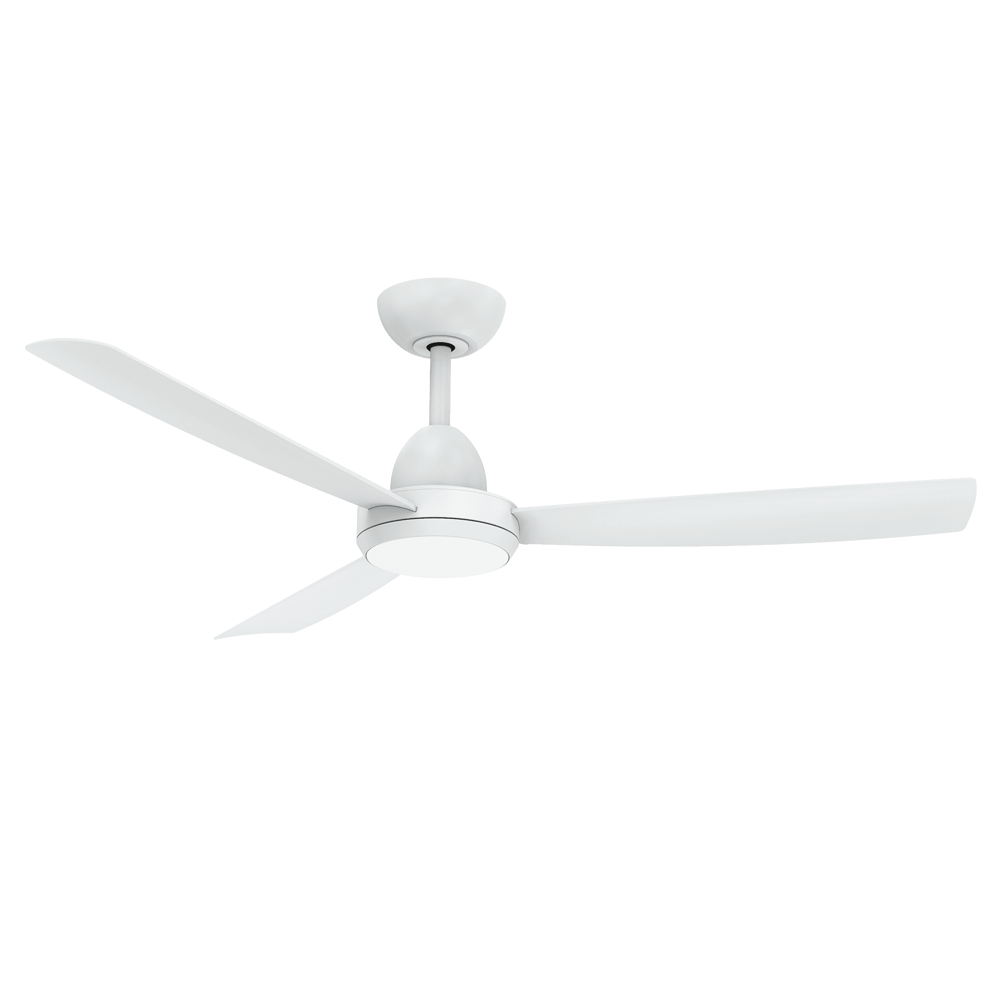 48" Legend DC Ceiling Fan Matt White With light or Without Light | Martec Lighting - Mases LightingMartec