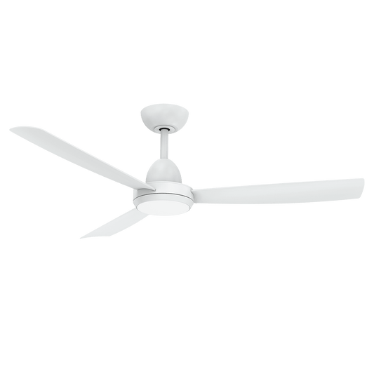 48" Legend DC Ceiling Fan Matt White With light or Without Light | Martec Lighting - Mases LightingMartec