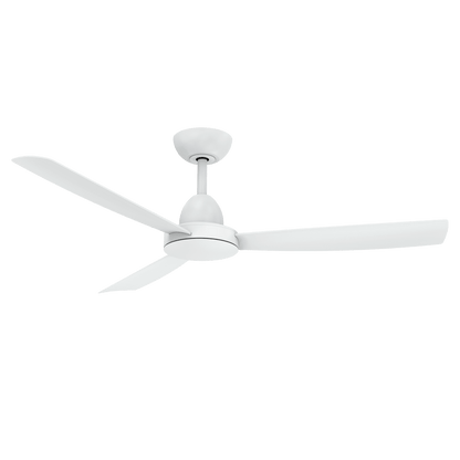 48" Legend DC Ceiling Fan Matt White With light or Without Light | Martec Lighting - Mases LightingMartec